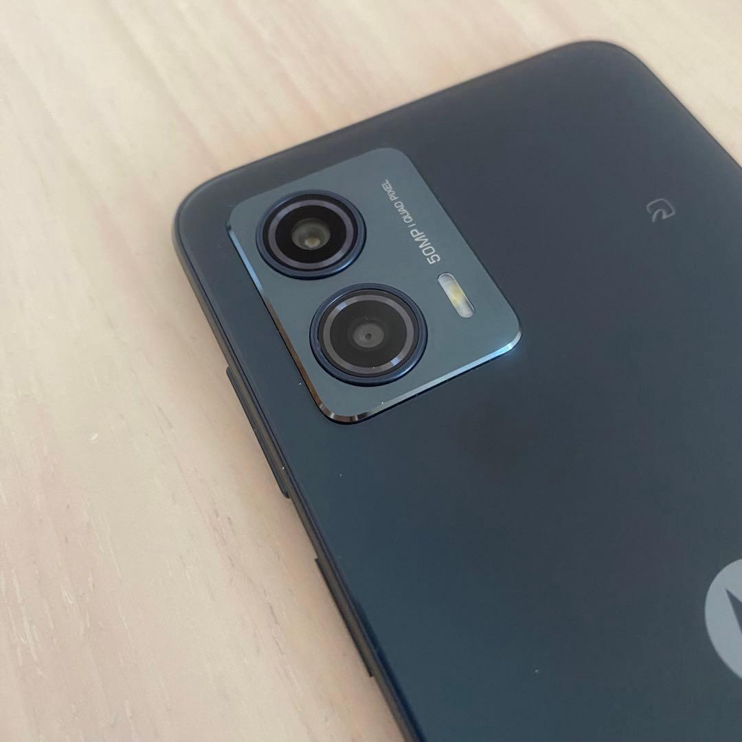 moto g53y 5G インクブラック ケース2つ付き