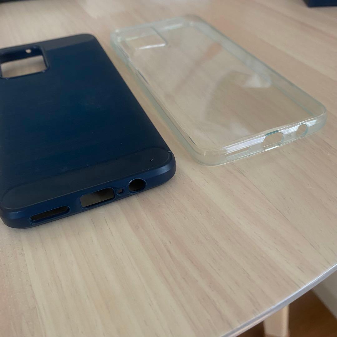 moto g53y 5G インクブラック ケース2つ付き