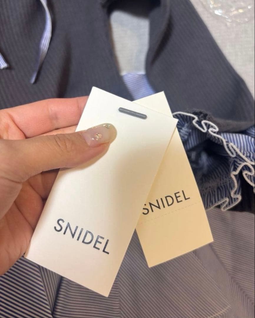 スナイデル Sustainableドッキングミニニットワンピース　ST