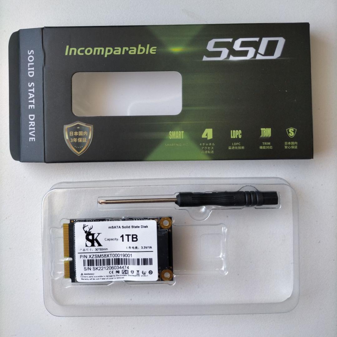 msata ssd 1tb 新品
