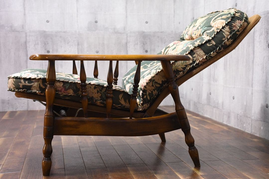 ECK60 オールドカリモク コロニアル リクライニングチェア パーソナルチェア