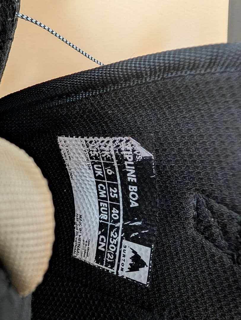 Burton Zipline BOA キッズ スノーボードブーツ 25cm