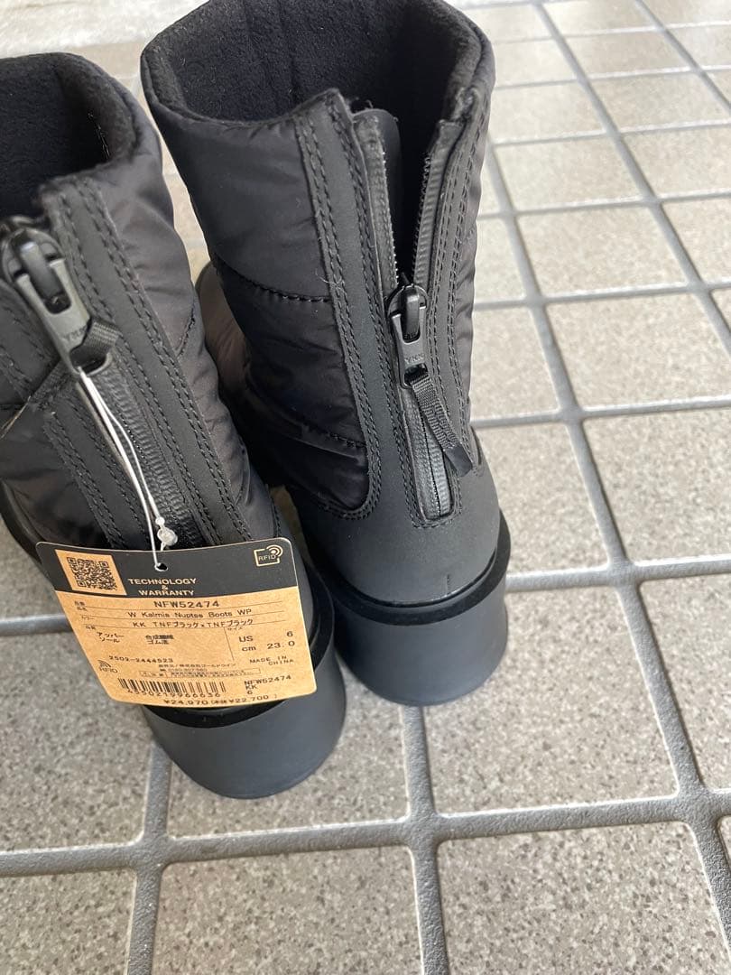 【新品】THE NORTH FACE カルミアヌプシブーツ ブラック 23cm