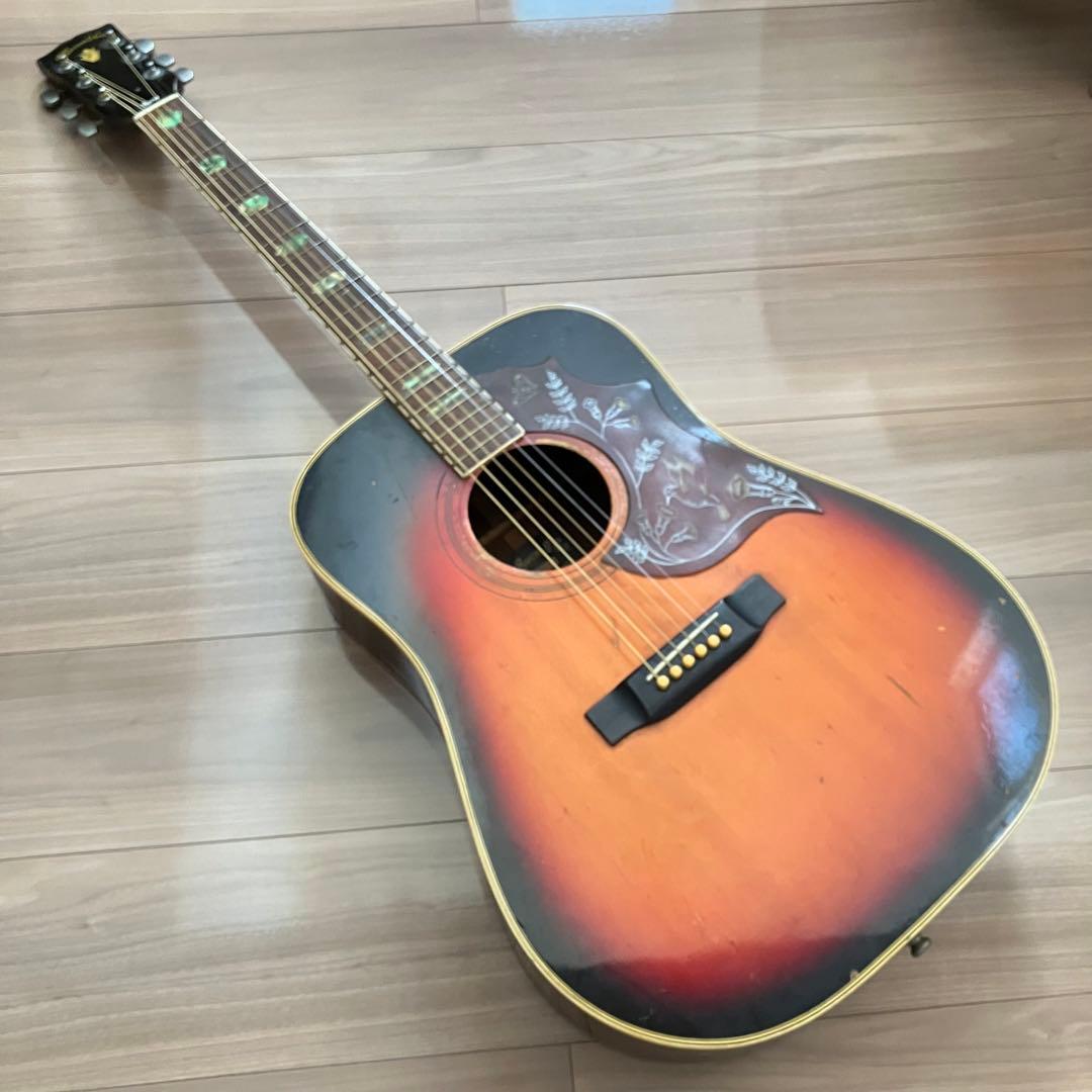 激鳴り❗️70's Jヴィンテージ❗️ハミングバード レリック加工❗️エレアコ仕様‼️