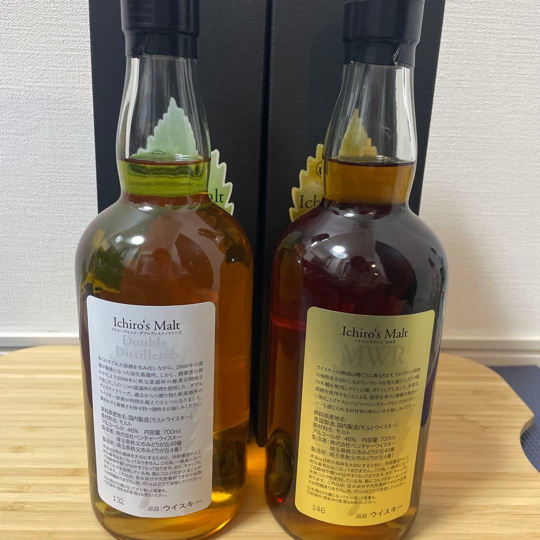 【新品】終売 イチローズモルト（箱付き）2本セット