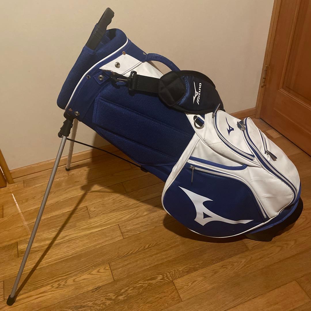 【希少カラー・スタンド式】Mizuno ゴルフ　キャディバッグ