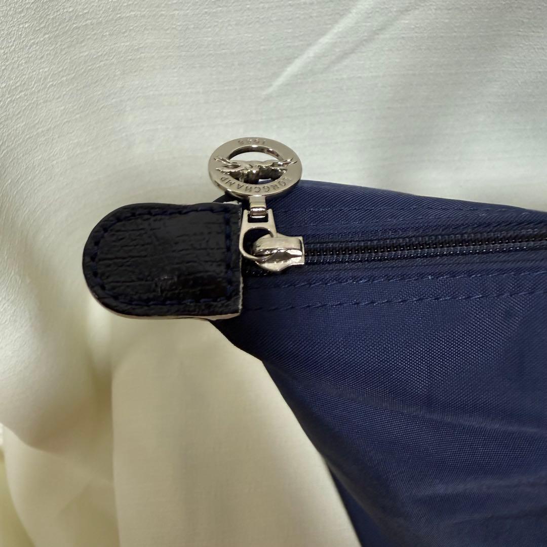 ロンシャン　建国記念限定　 折り畳みトートナイロンバッグ　ネイビー　トレパリ