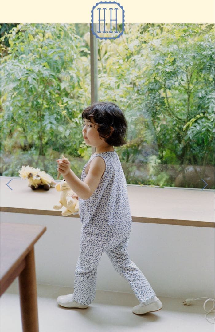 ロンパース・カバーオール house on the hill Jumpsuit(flower) 90