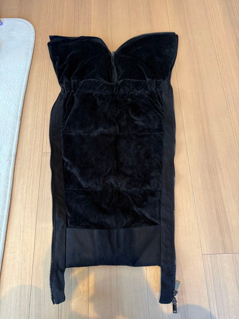 セラフィン　ママコート Lサイズ　黒　抱っこ紐対応マタニティダウンコート