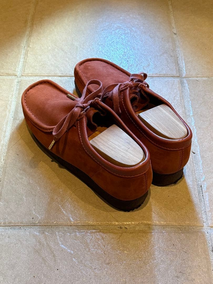 CLARKS originals Wallabee バーガンディスエード