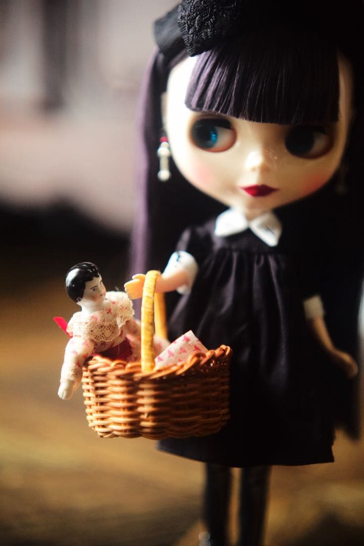 チャイナヘッドドール ビスクドール ドールハウス ミニチュア ブライス