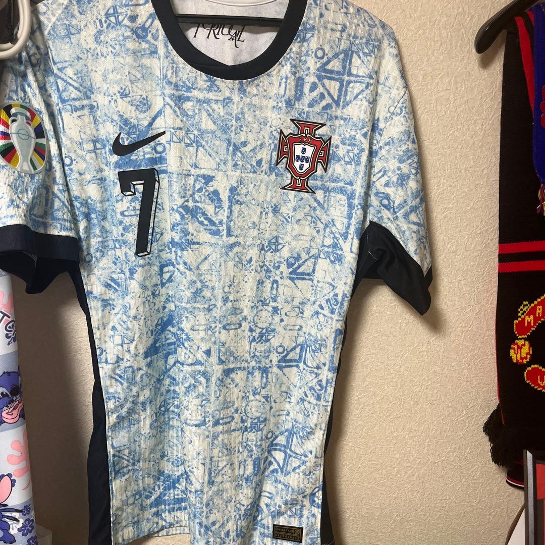 激レアNike ポルトガル RONALDO 7 クリロナアウェイユニフォーム