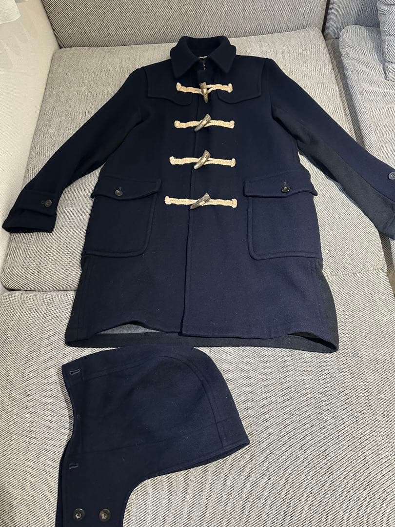 フィルメランジェ　 ダッフルコート ネイビー