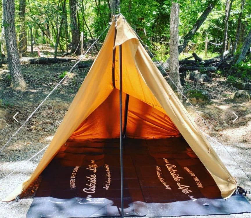 WAQ tc Alphaベージュ フロントオープン テント