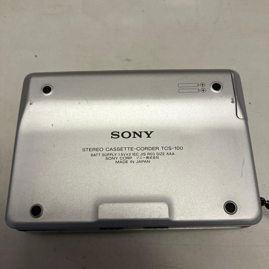 掘り出し物　SONY ステレオカセットコーダー TCS-100