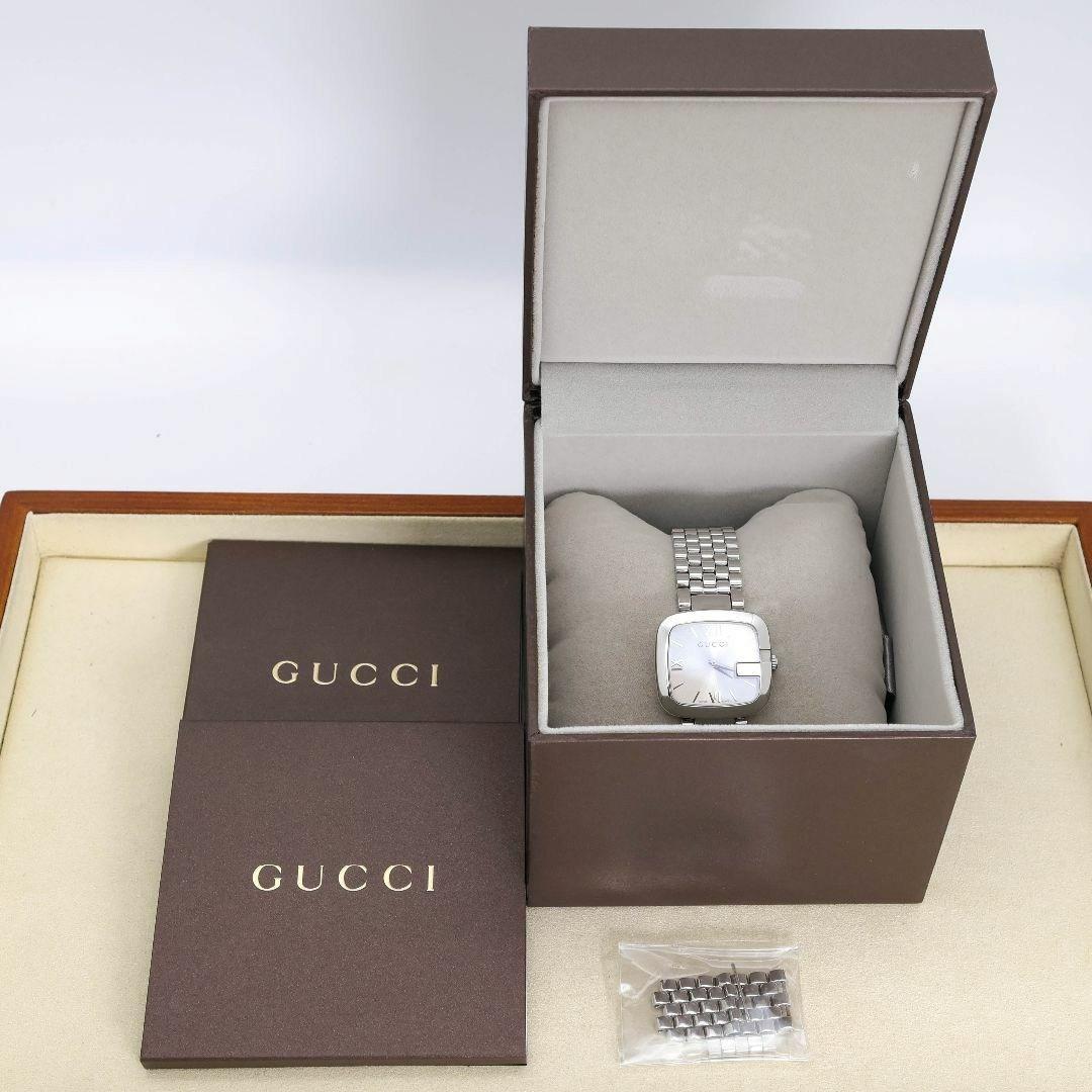 稼働 GUCCI 腕時計 125.4 美品 Gベゼル 外箱 新品電池 1598