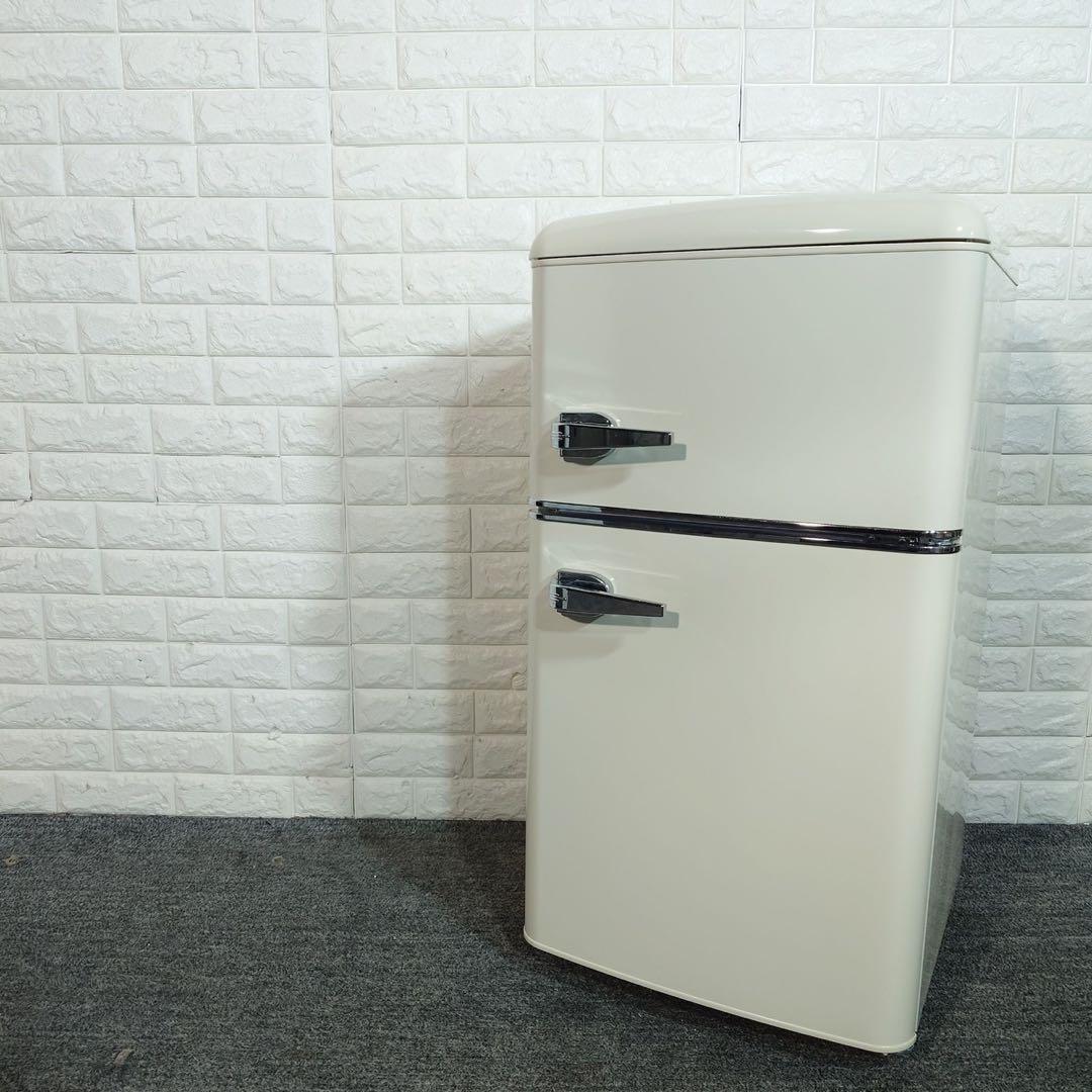 アイリスオーヤマ 冷蔵庫 PRR-082D-W 81L 2024年製 B107