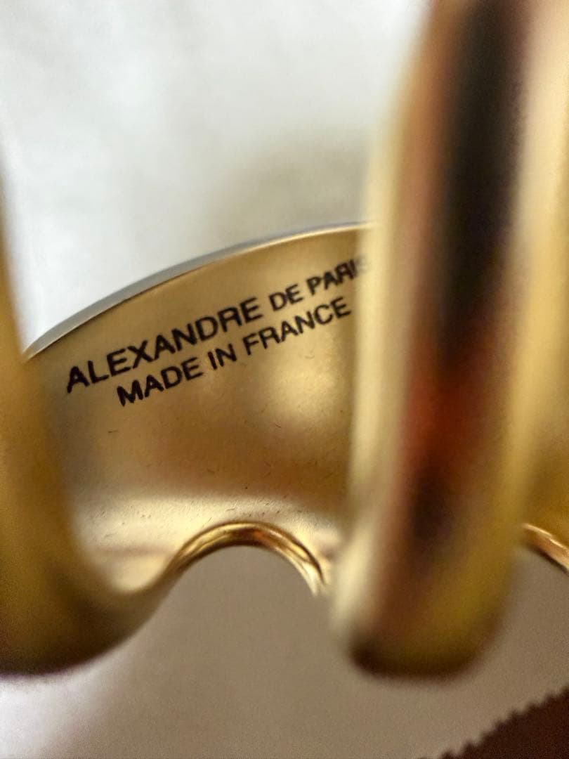 美品アレクサンドル ドゥ パリ ヴァンドームクリップM