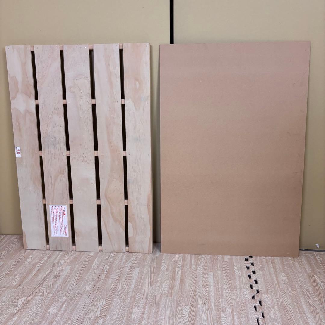 除菌清掃済　☆美品☆　大和屋　パタン　折りたたみミニベビーベッド　すのこ　完品