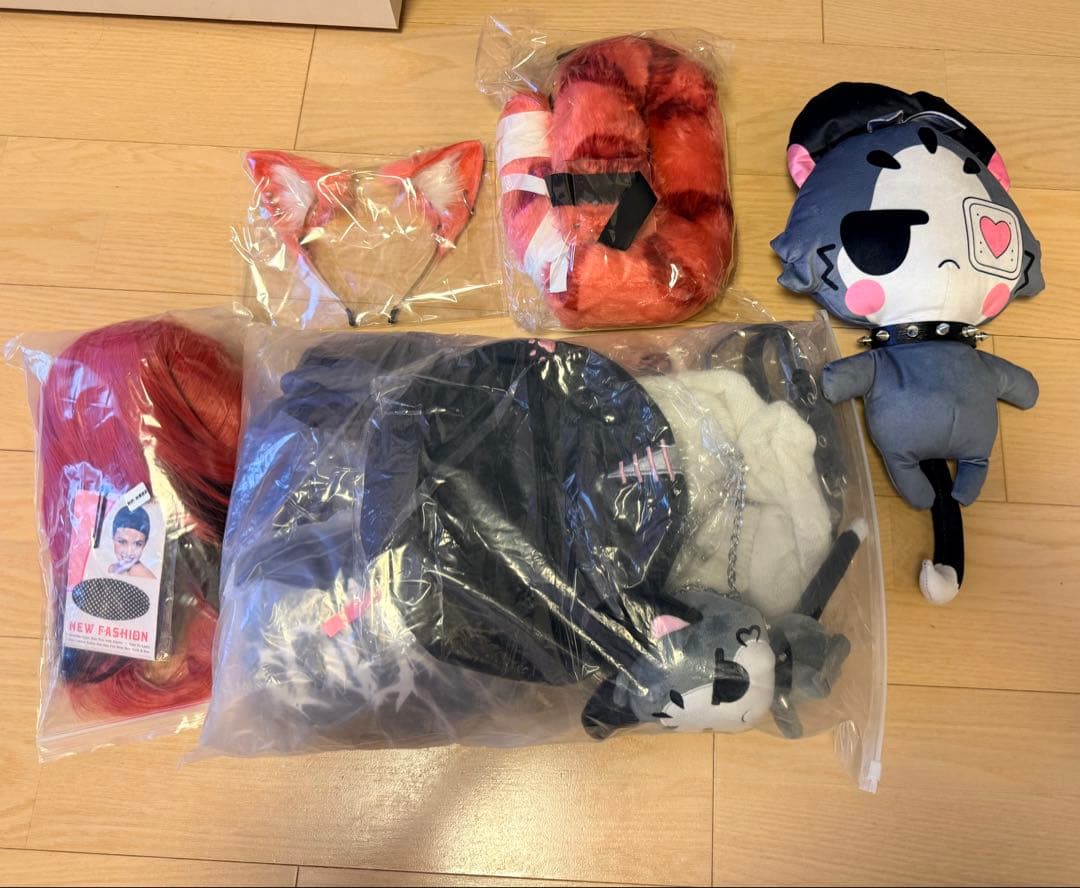 ホロライブ　コスプレ　ウイッグ付　ラオラパンテーラ　ゴシック