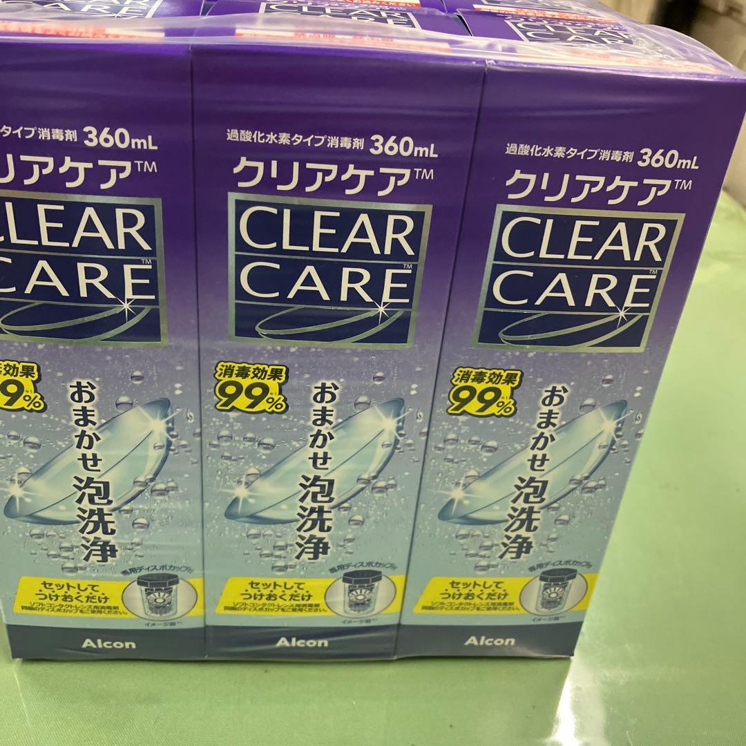 新製品クリアケア ソフトコンタクト洗浄液 360mL 12個セット