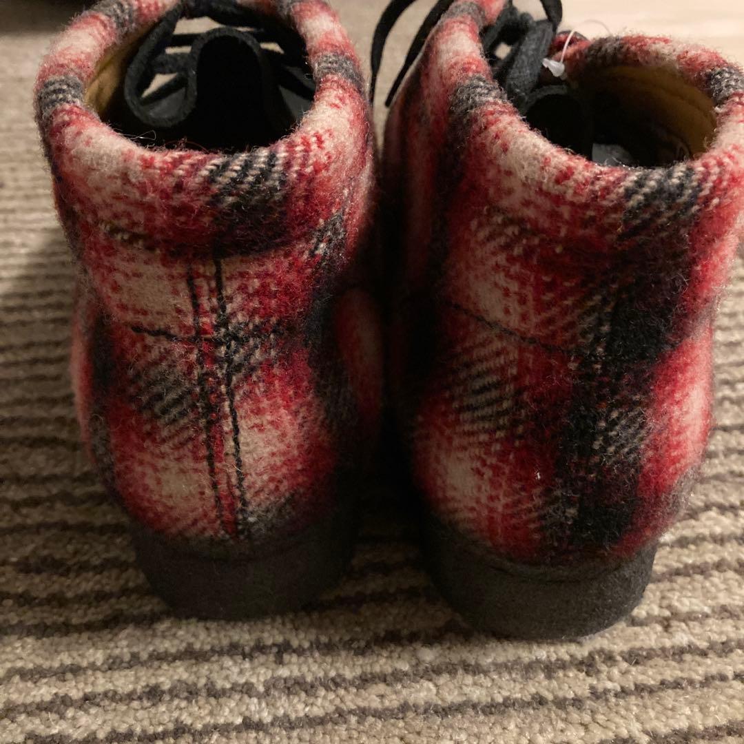 新品　クラークス　ワラビー　9 WOOLRICHFABRIC