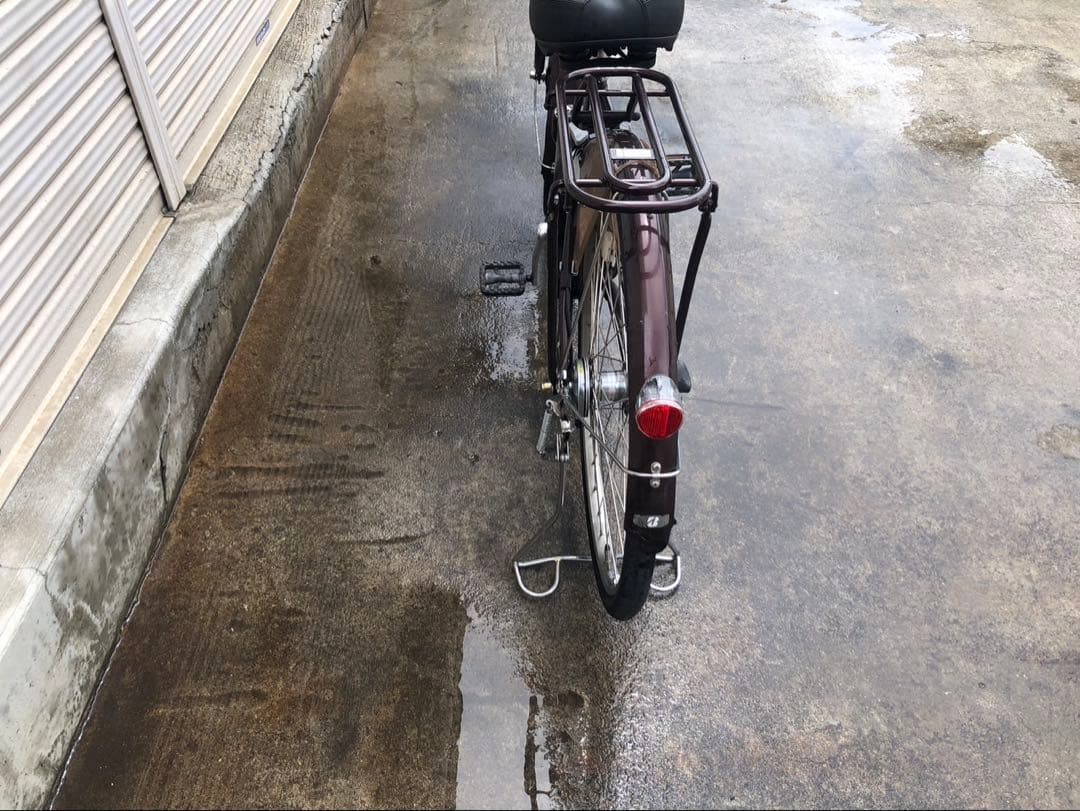 ブリヂストン最新電動アシスト自転車フロンティア26インチブラウンアルミボディー