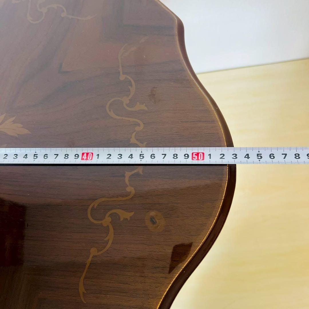 象嵌 コーヒーテーブル 丸テーブル サイドテーブル アンティーク