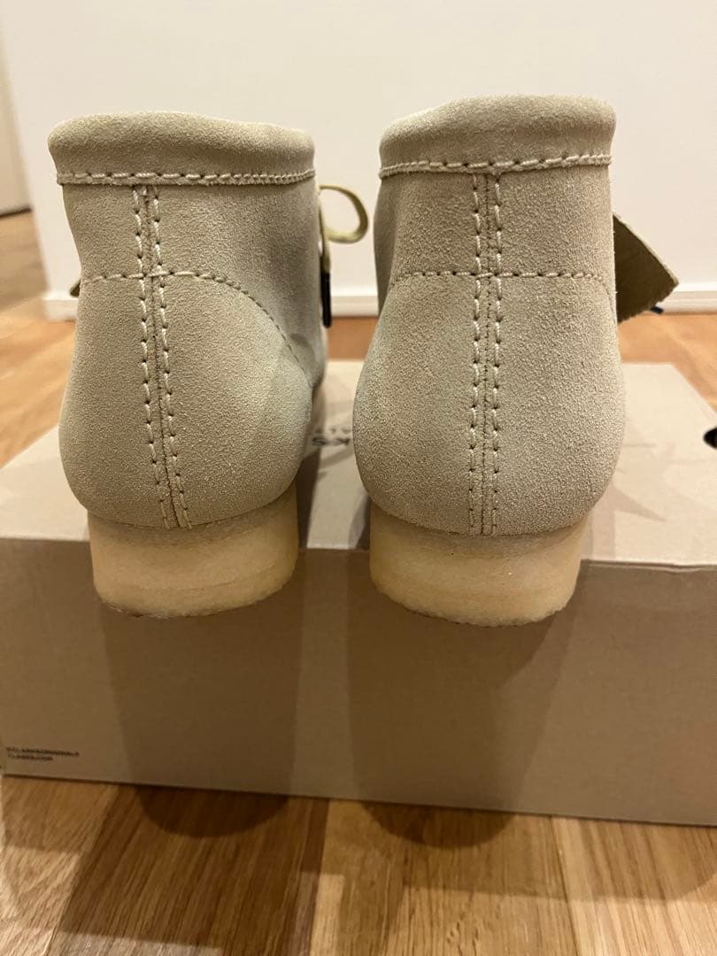 クラークス　ワラビー　ベージュ　26cm 新品