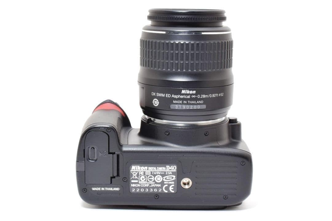 写りで選ぶ名機✨Nikon D40✨標準ズームレンズセット 軽量 一眼レフカメラ