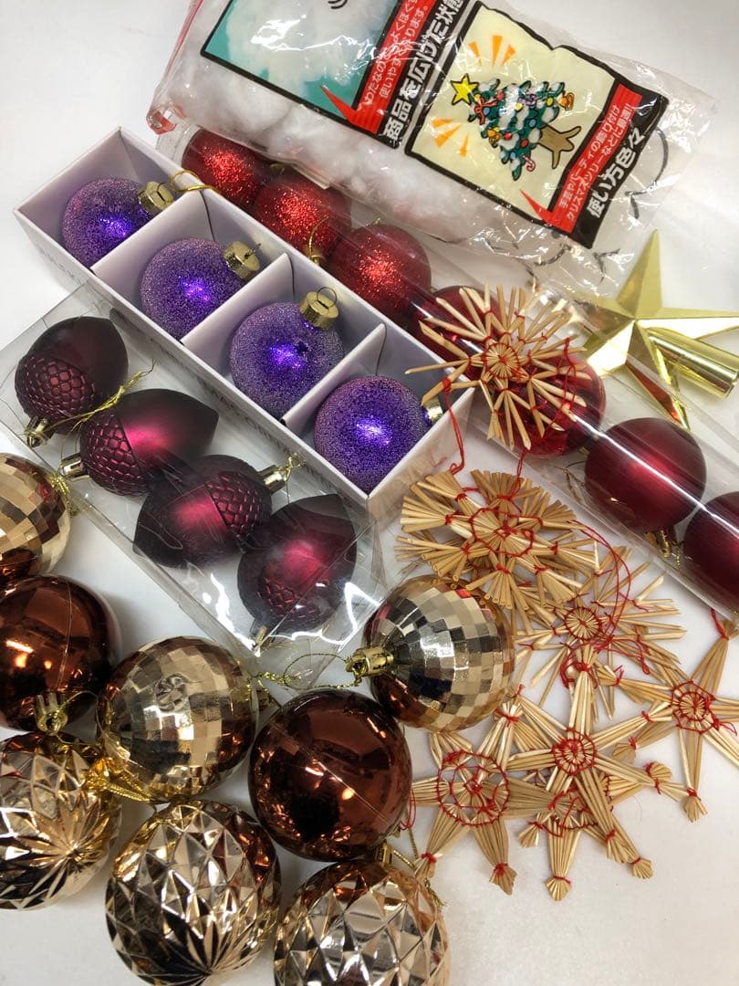 クリスマス ⑨ ツリー　オーナメント付き