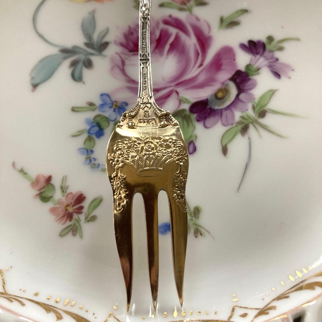 Towle ian 純銀カクテルフォーク