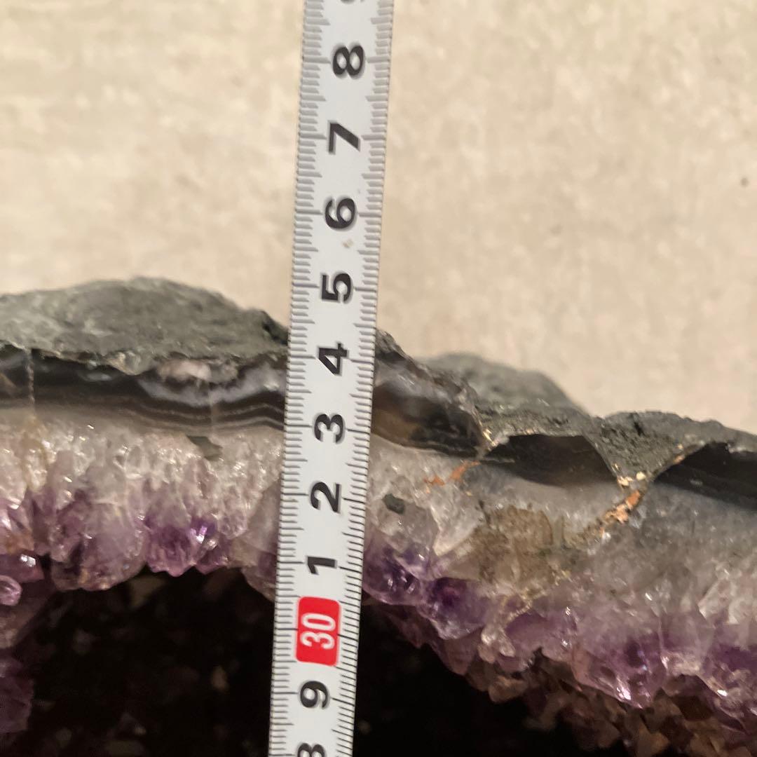 アメジストドーム　23kg 置物 オブジェ 運 風水 水晶 原石 置物 紫水晶