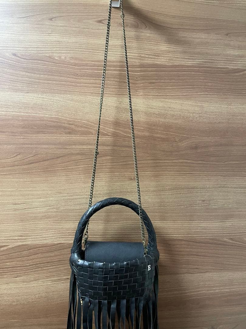 ebagos フリンジ付きミニショルダー