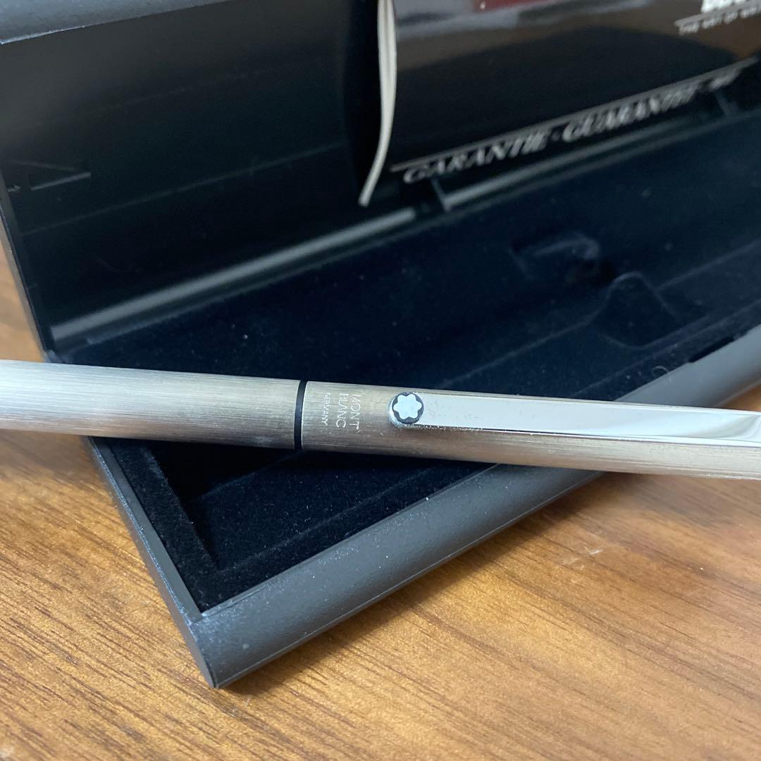 MONTBLANC モンブラン ボールペン2色 ツイスト式 シルバー 5本セット