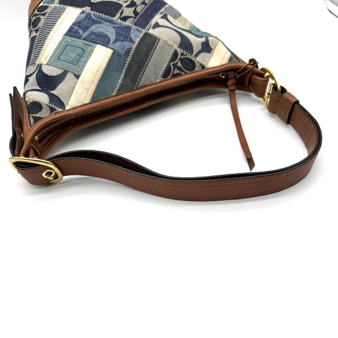 バッグ vintage coach Patchwork Shoulder Bag