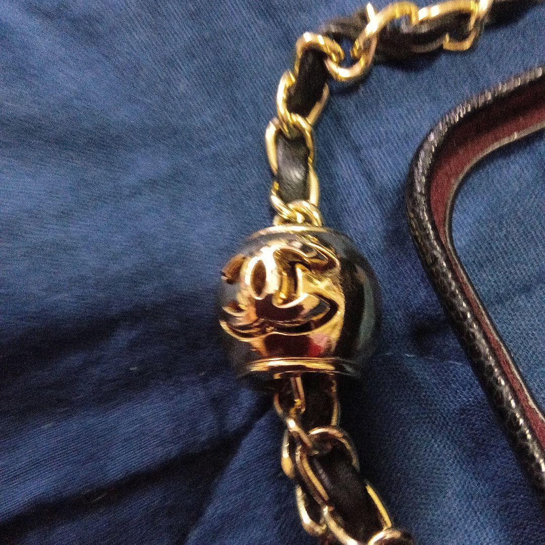 三連休価格！CHANEL ❤ iPhoneケース ゴールドチェーン付き