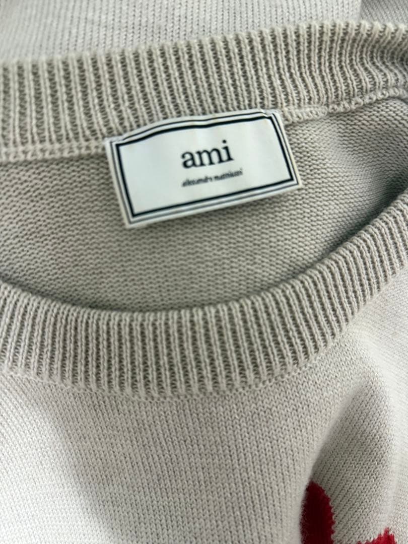 AMI PARIS ハートロゴニット Lサイズ