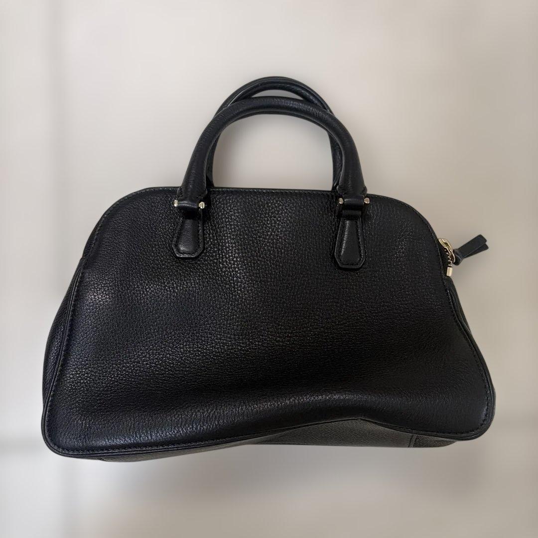 Tory Burch ブラックレザーハンドバッグ