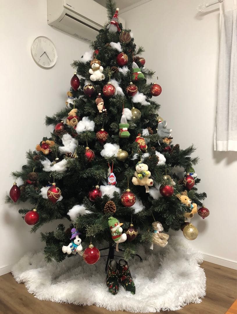 大阪引取り限定！総額6万円相当！超リアルなクリスマスツリーとオーナメントセット