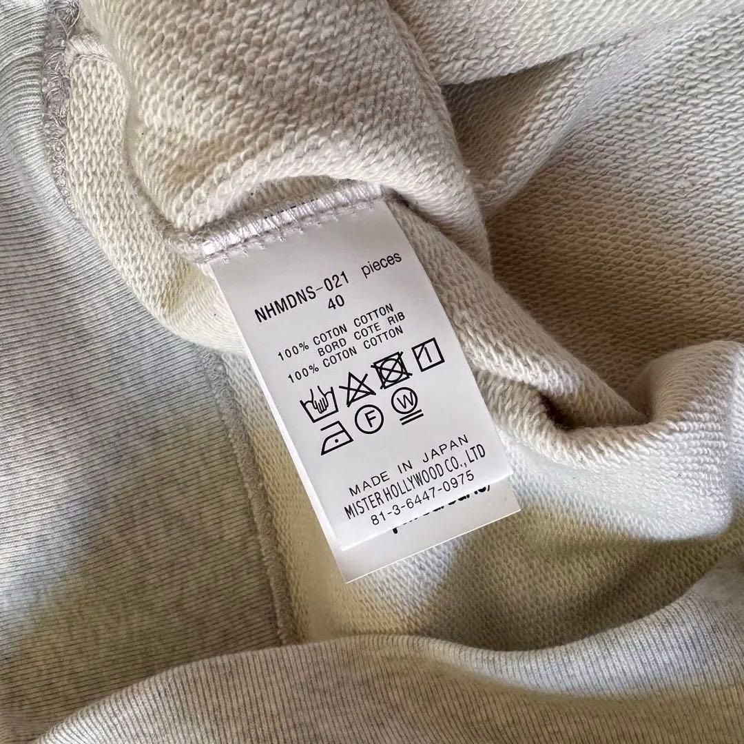 エヌハリウッド × MADNESS クルーネックスウェット 40
