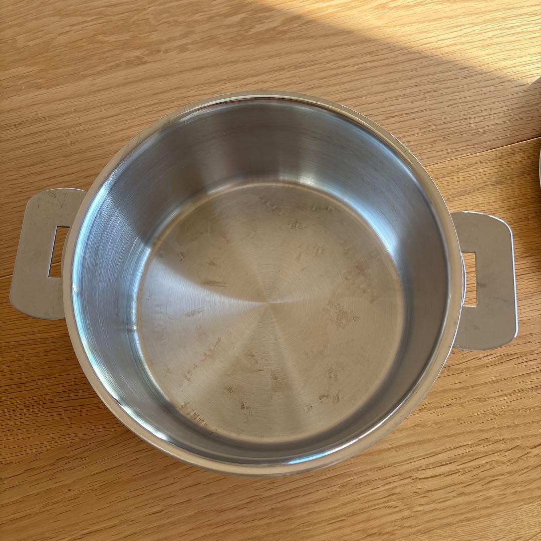 CRISTEL 両手鍋 16cm ガラス蓋付き