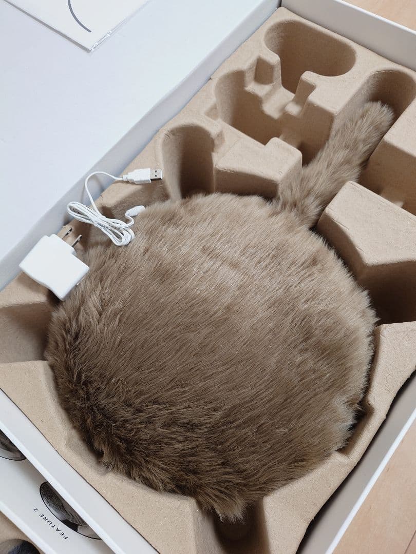 クーボ Qoobo ２頭セット ユカイ工学 ペットロボット しっぽクッション