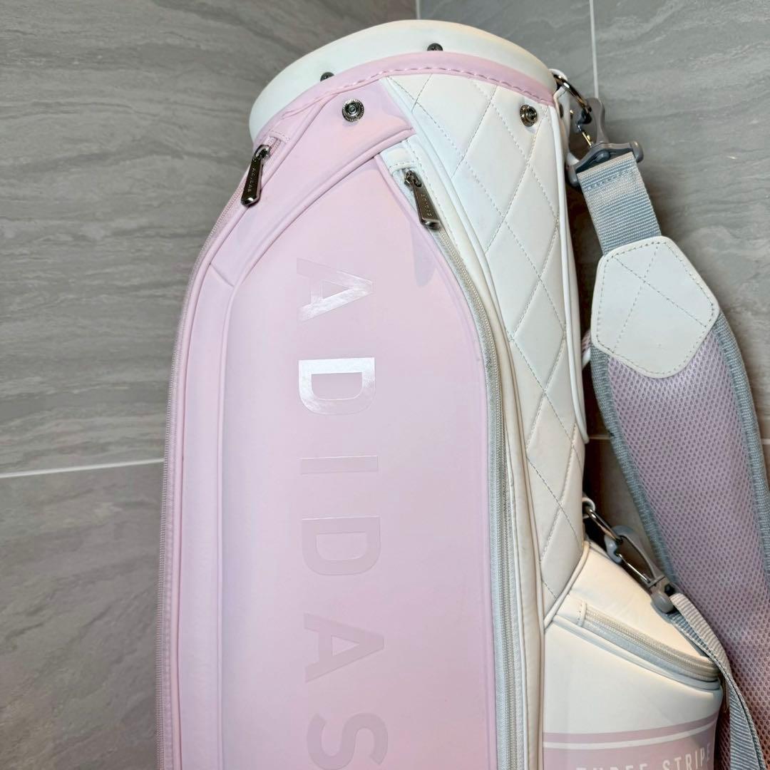 ADIDAS スリーストライプ　キャディバッグ