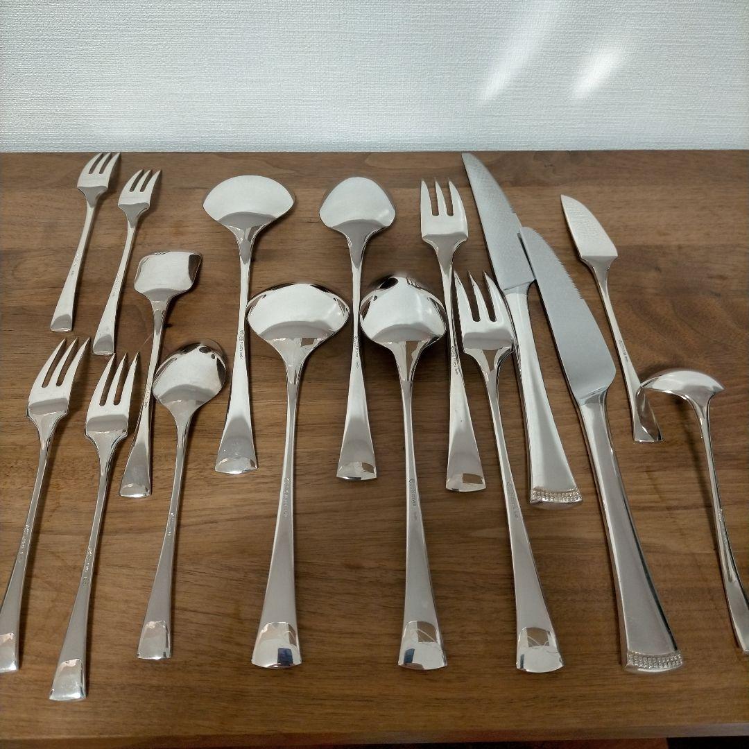 純銀ラッキーウッド シドニー 16本カトラリーセット
