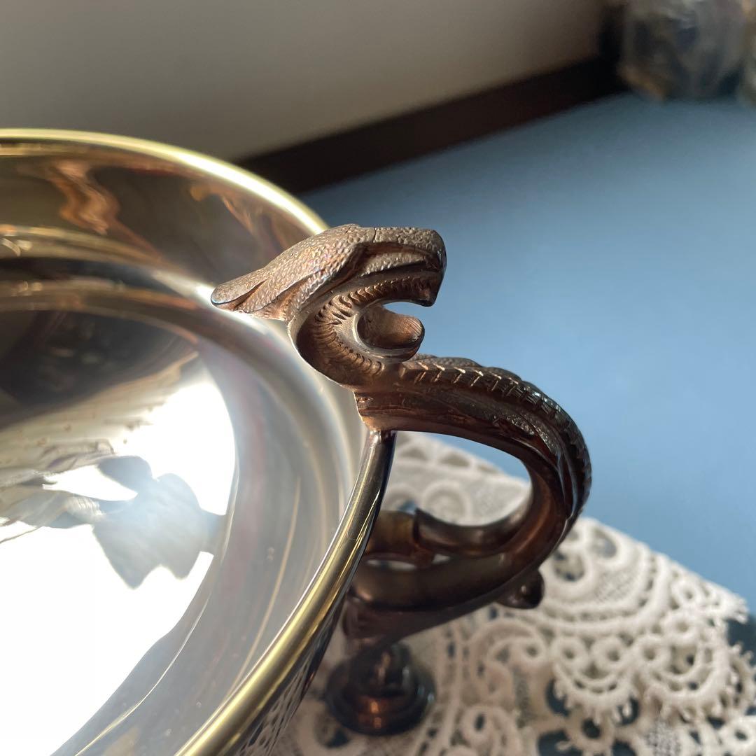 マッピン&ウェッブ　センターピース　ボウル　銀製食器　シルバーウェア　盛鉢　花器