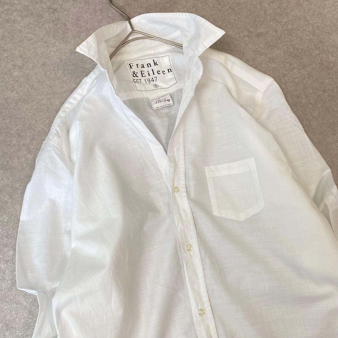 【美品】Frank&Eileenフランクアンドアイリーン　シャツワンピース　白