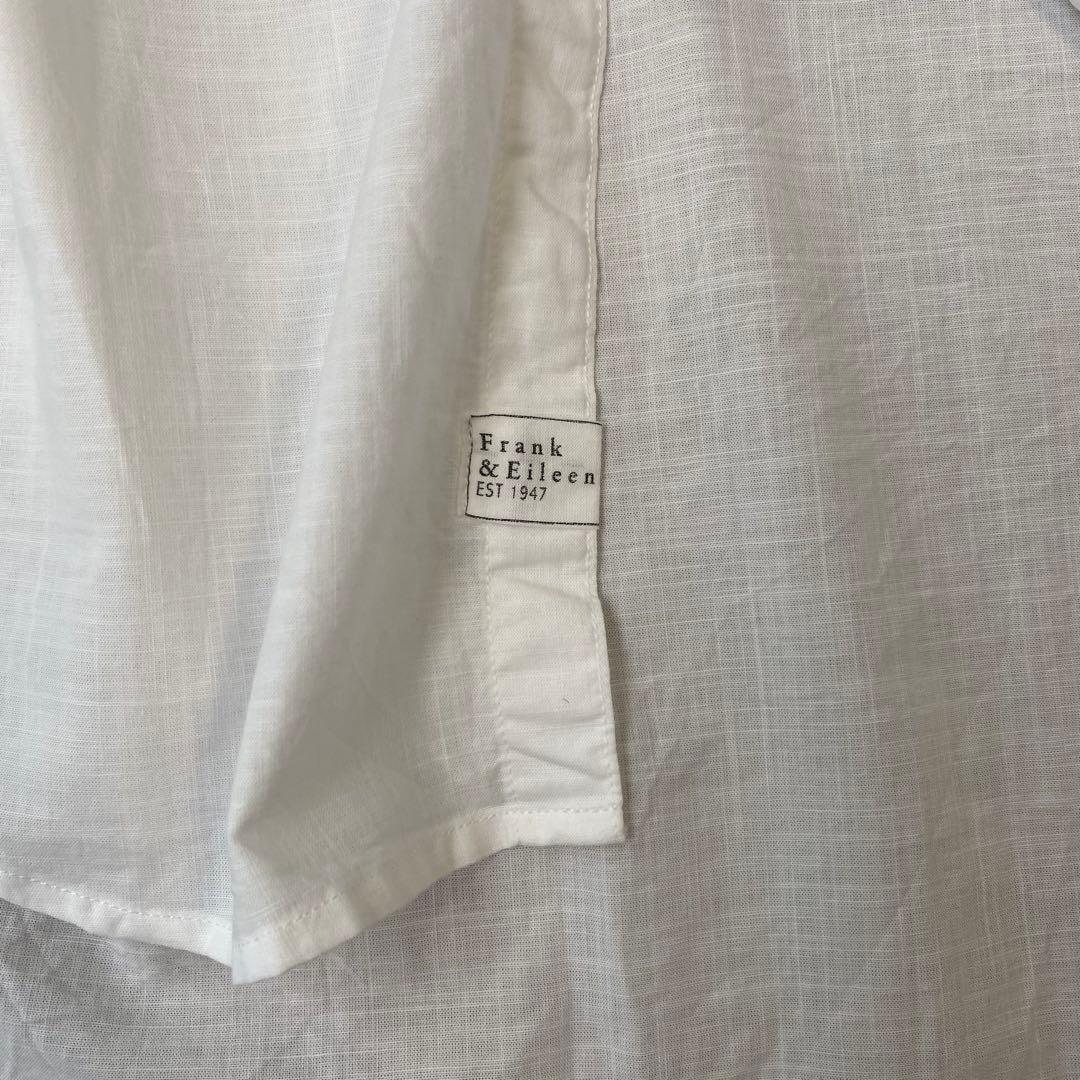 【美品】Frank&Eileenフランクアンドアイリーン　シャツワンピース　白
