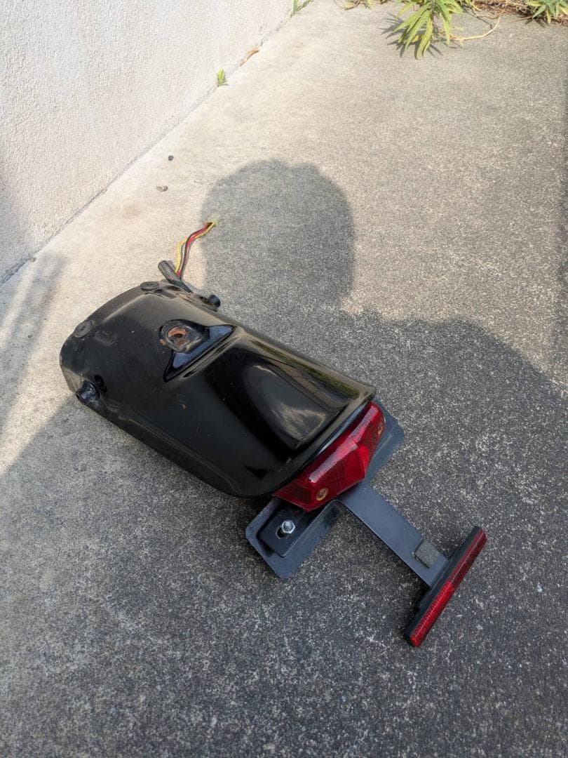 グラストラッカーFI 純正 テールカウル 社外フェンダーレスキット付