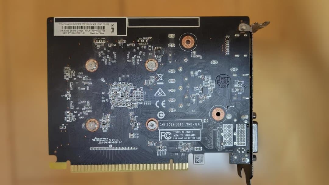 グラフィックボード・グラボ・ビデオカード ZOTAC GEFORCE GTX 1650 OC 4GB DDR5